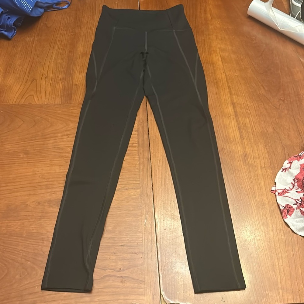 Girlfriend Collective Black High-Rise Leggings Size XS